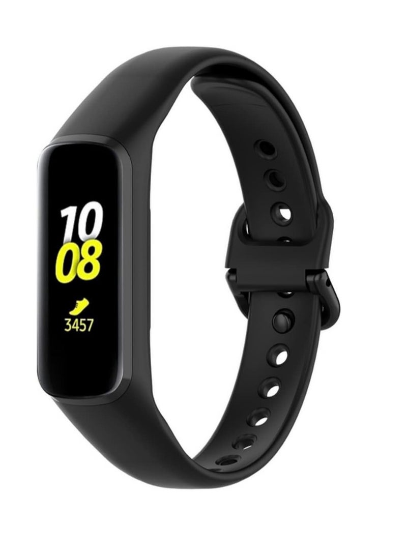 Compatible for Samsung Galaxy Fit 2r 220 for Women Men, Breathable Soft Silicone Sport Wristband Adjustable Replacement Band